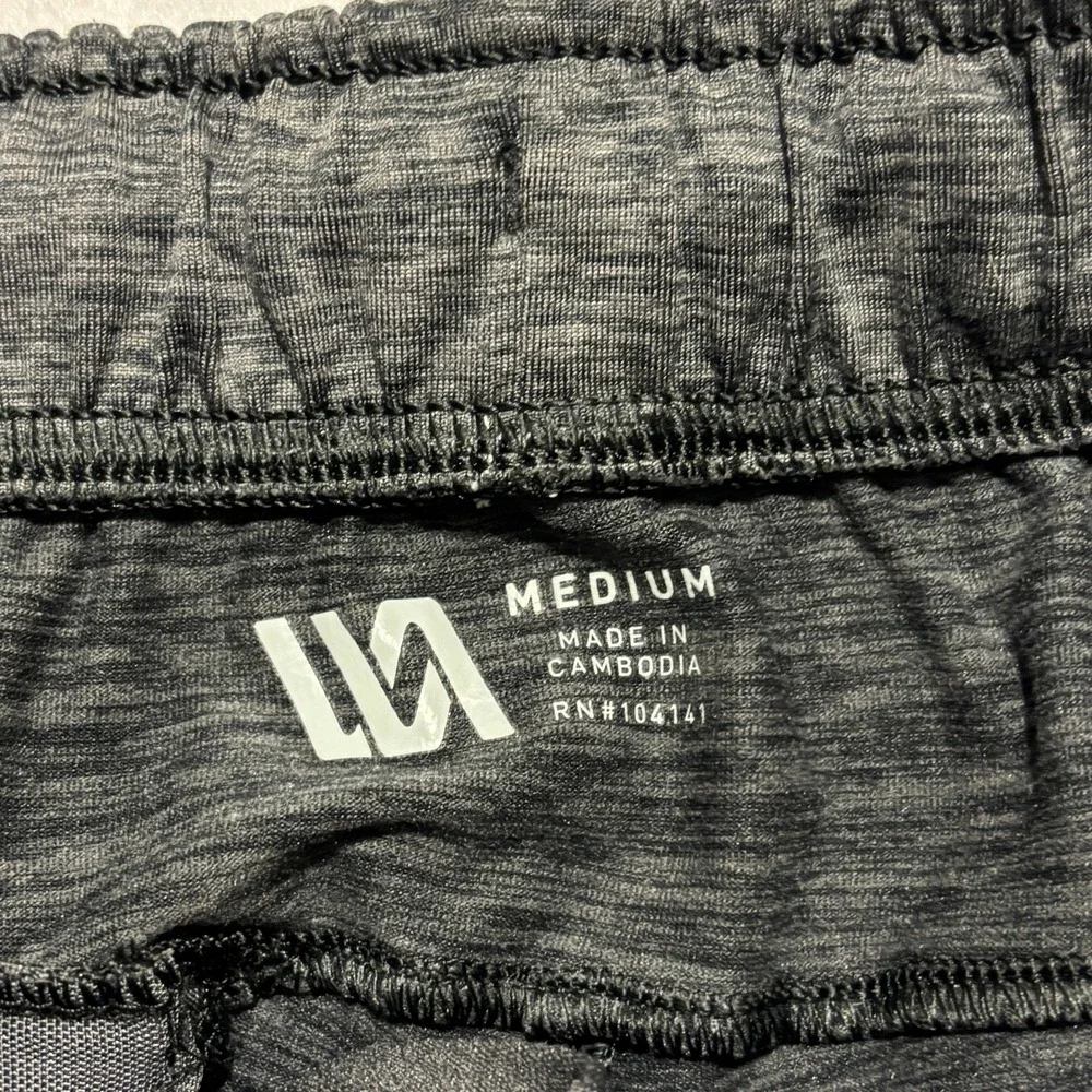 VRST Mens Charcoal Space Dye Performance Joggers MAX100411N Medium Gray